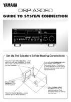 Yamaha DSPA-3090 - Owners Manual-2 